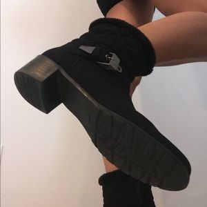 Stuart Weitzman Faux Fur Lined Winter boots